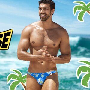 Aussiebum High-Rise Swim Brief - Palmtree